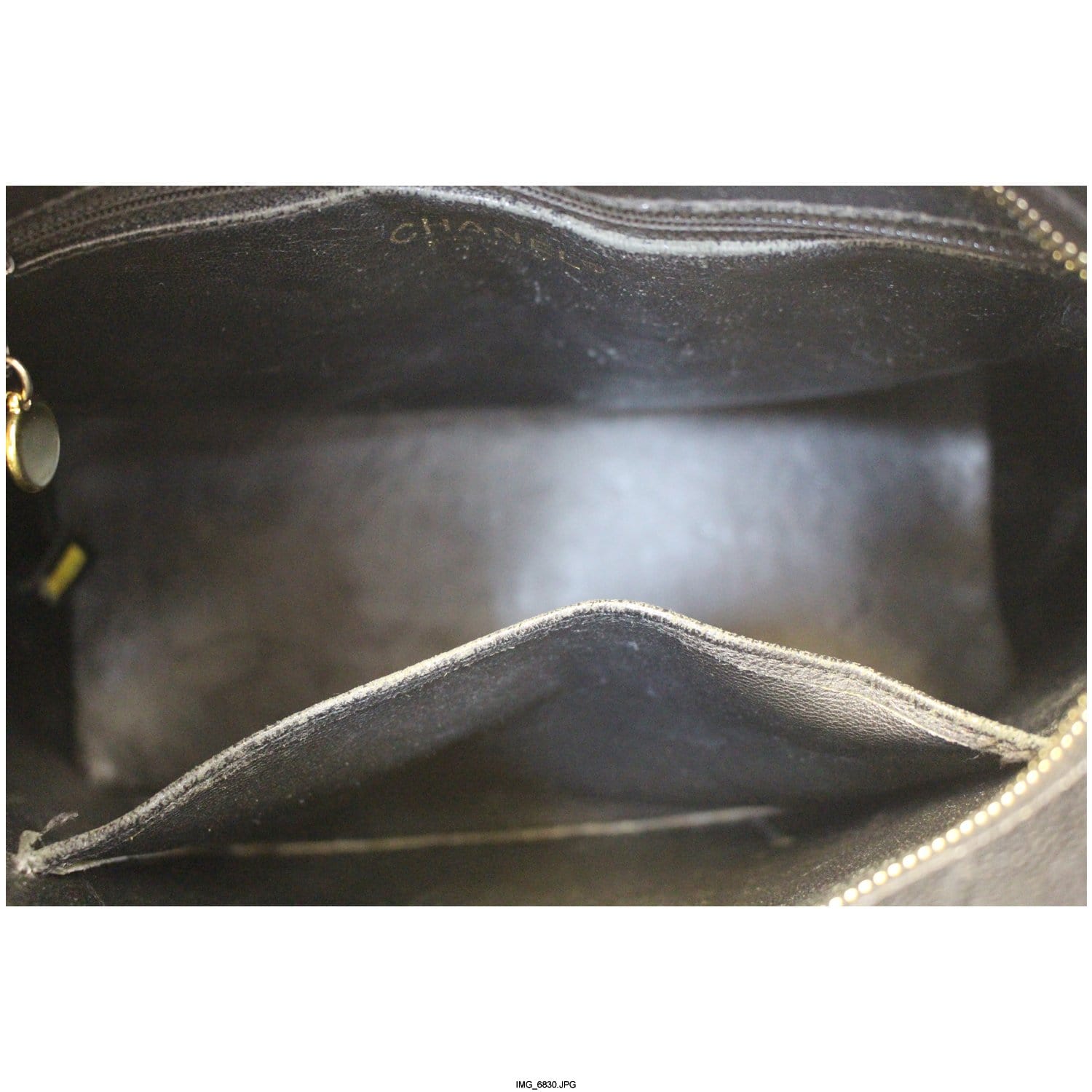 CHANEL Medallion Quilted Caviar Leather Tote Bag Black