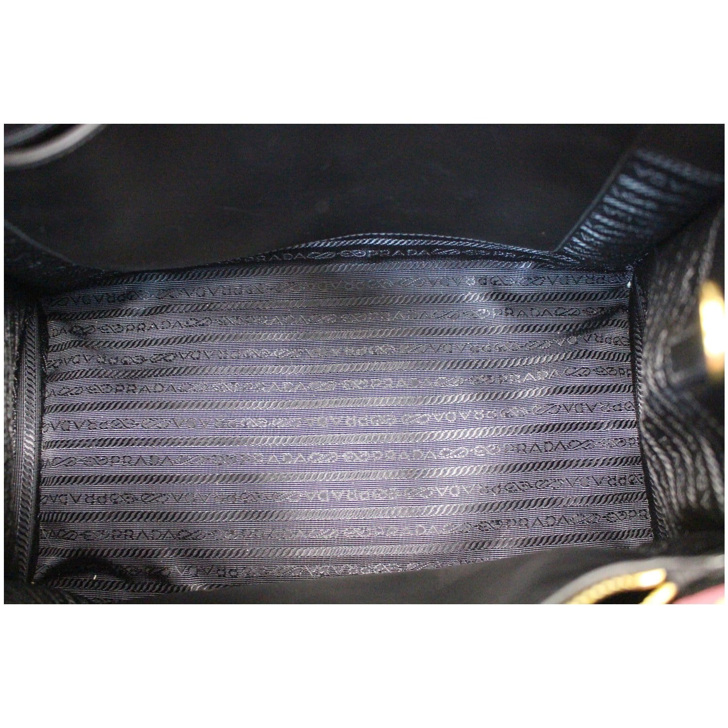 PRADA Paradigme Saffiano Leather Tote Shoulder Bag Black