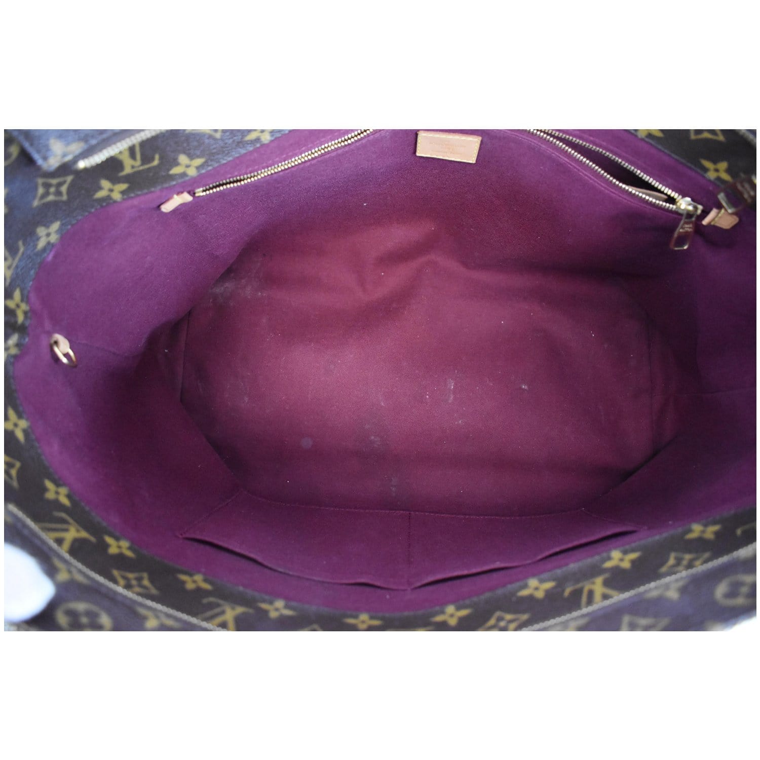 LOUIS VUITTON Raspail MM Monogram Canvas Shoulder Bag Brown