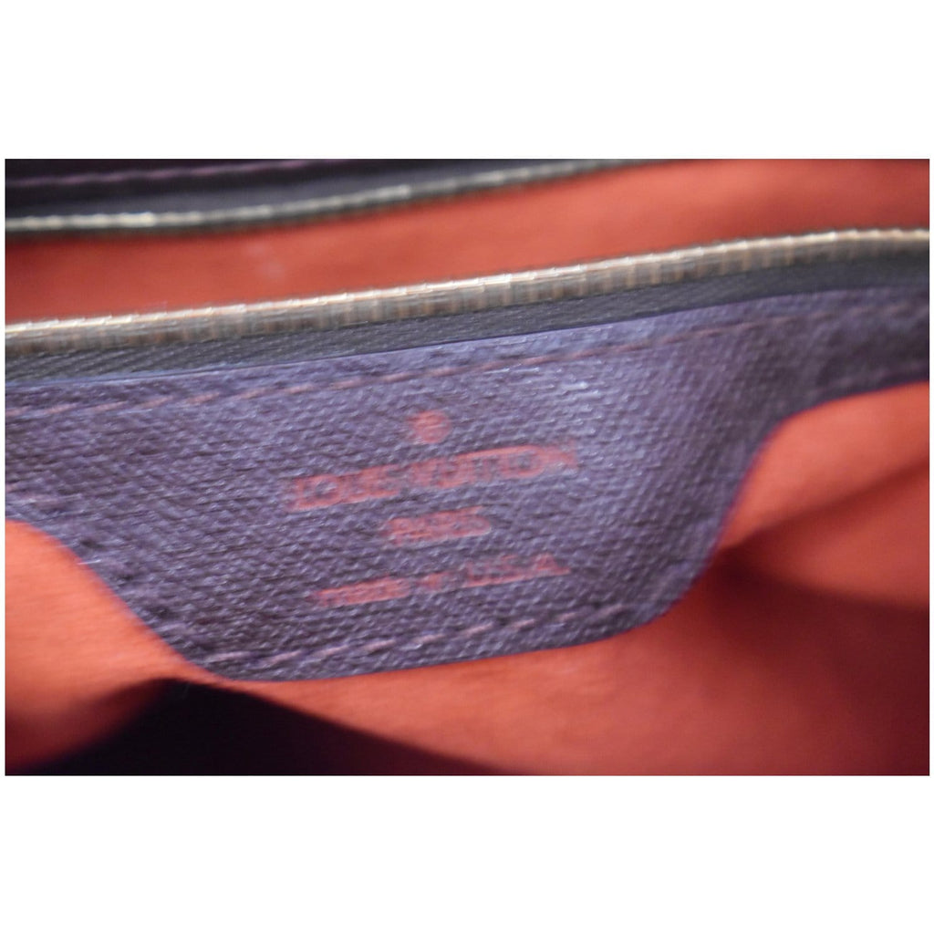LOUIS VUITTON Marais Bucket Damier Ebene Shoulder Bag Brown