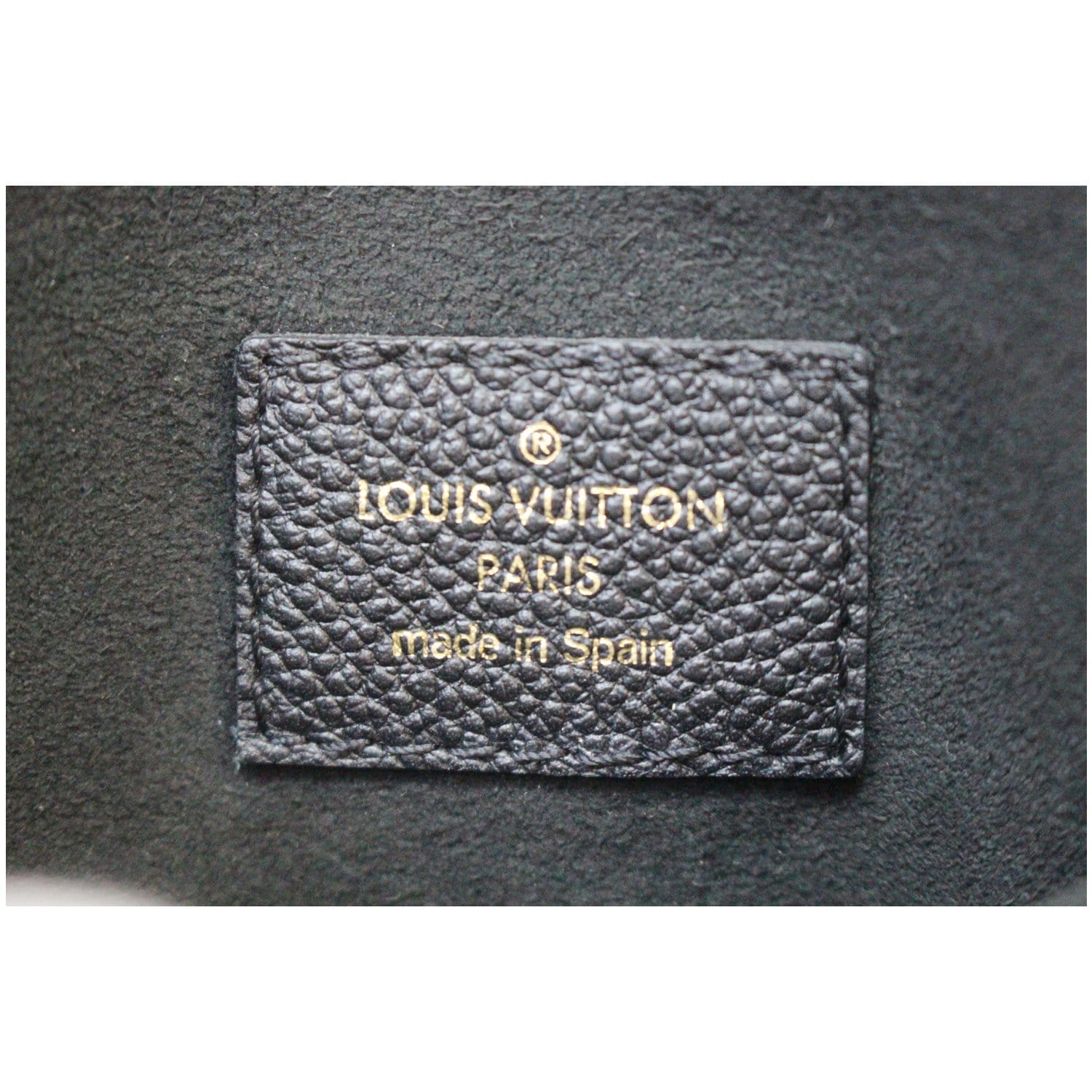 LOUIS VUITTON Surene BB Monogram Empreinte Shoulder Bag Black