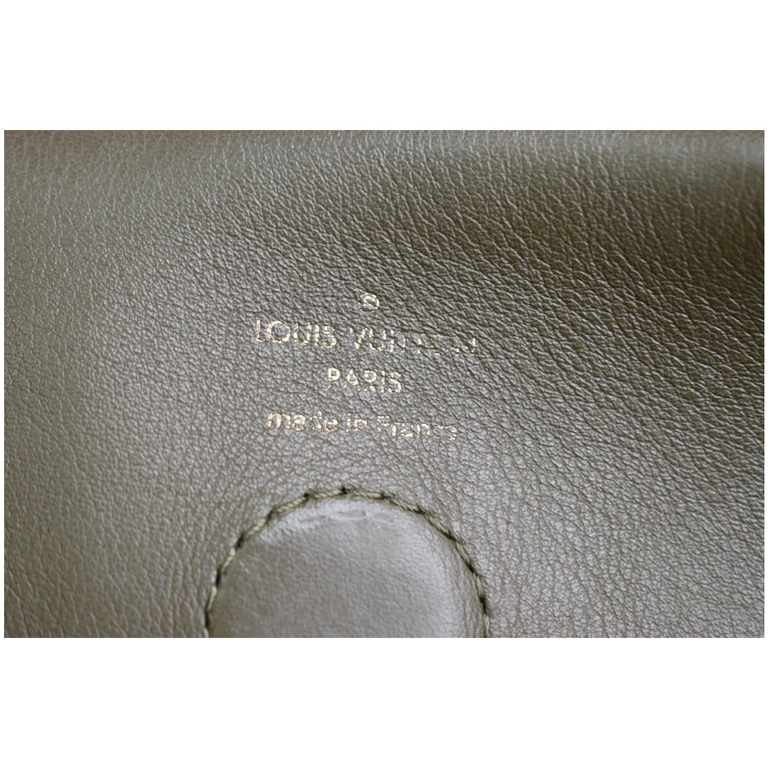 LOUIS VUITTON Tuileries Besace Monogram Canvas Shoulder Bag Olive