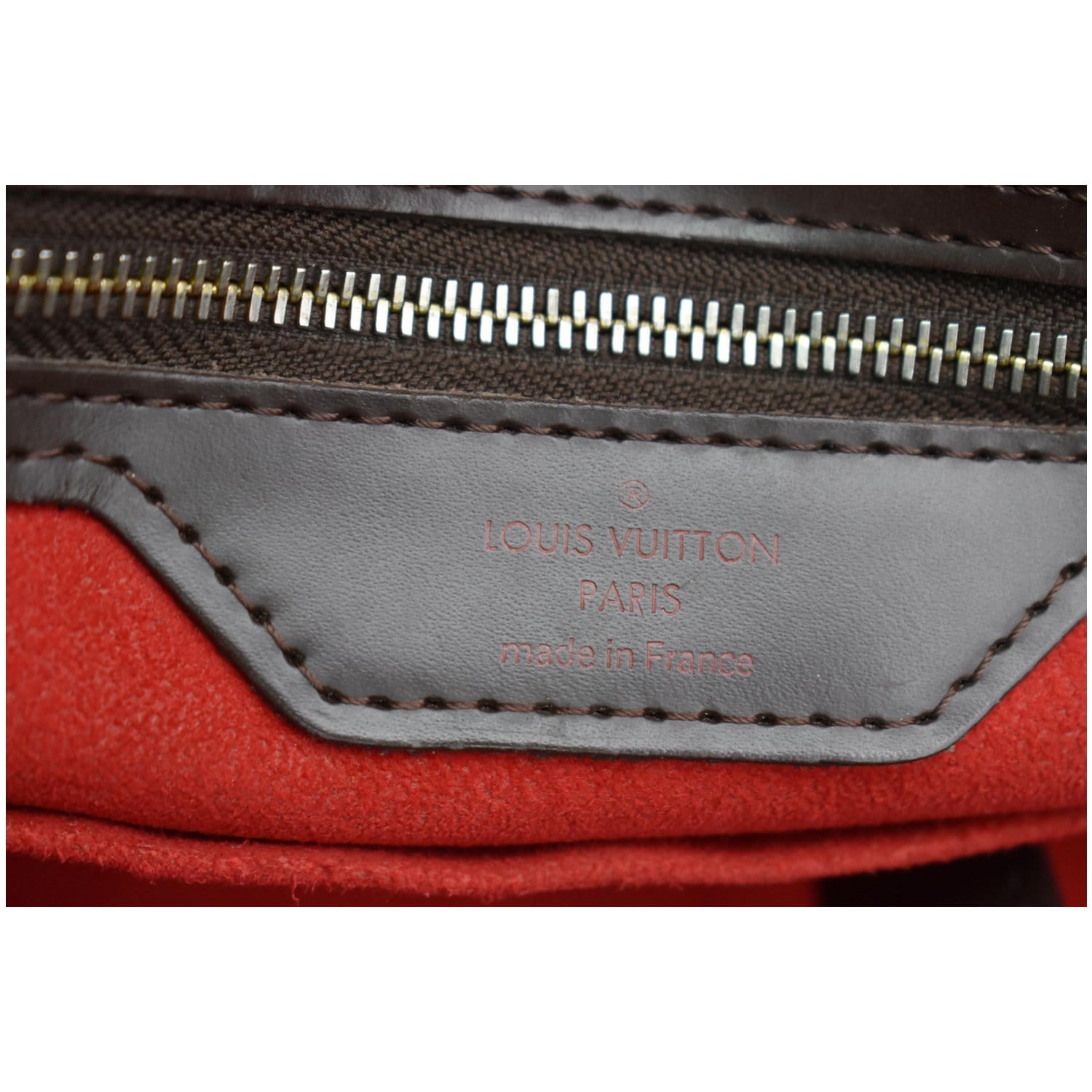 LOUIS VUITTON Hampstead GM Damier Ebene Shoulder Bag Brown