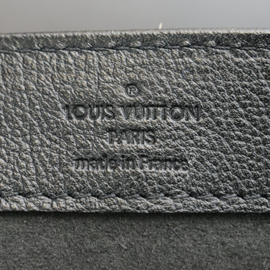 LOUIS VUITTON Very One Handle Calfskin Monogram Shoulder Bag Black
