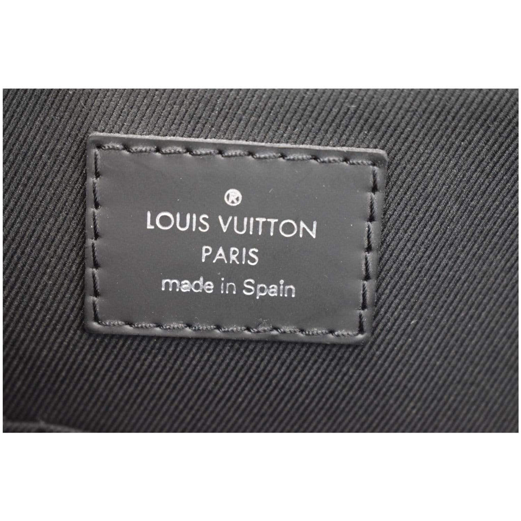 LOUIS VUITTON Porte-Documents Jour Graphite Briefcase Shoulder Bag Black