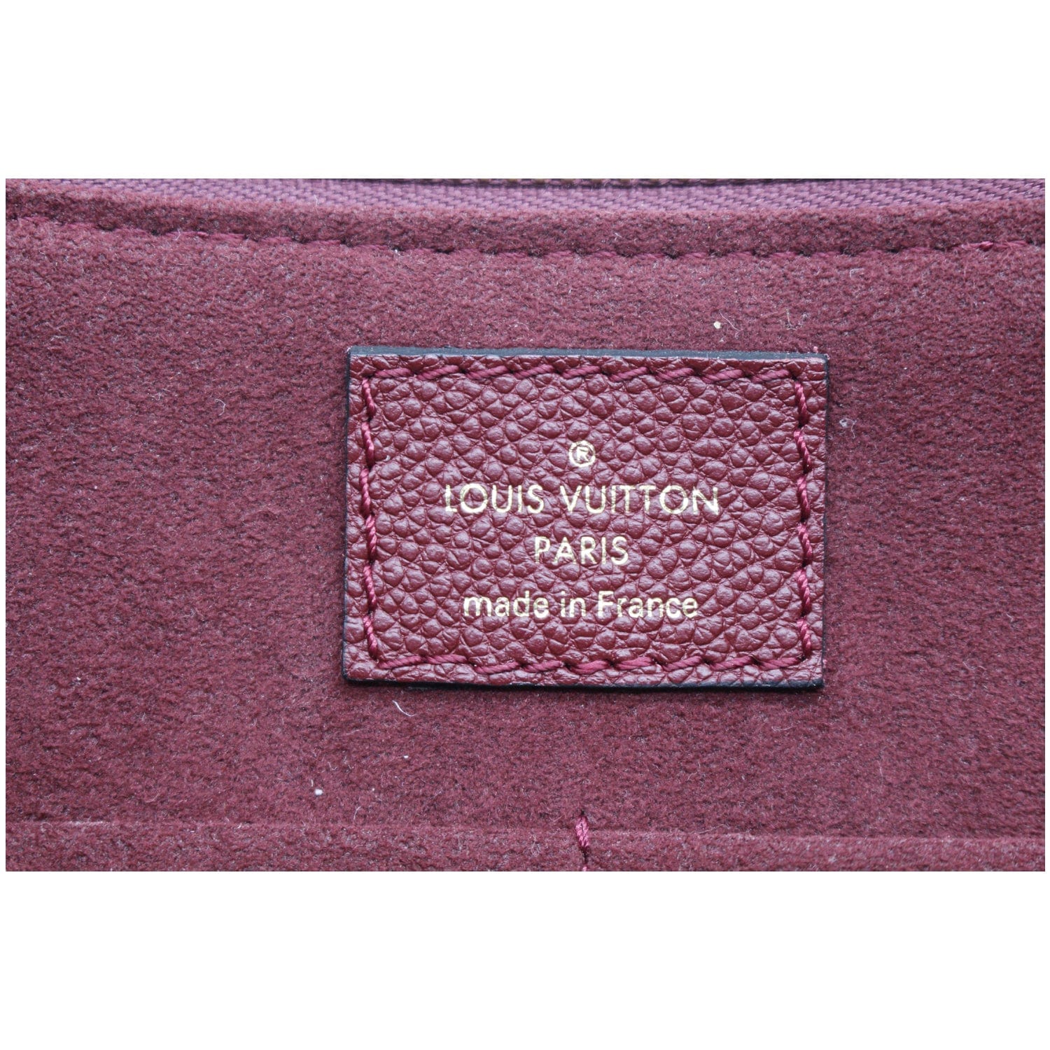 LOUIS VUITTON Surene MM Monogram Canvas Shoulder Bag Bordeaux