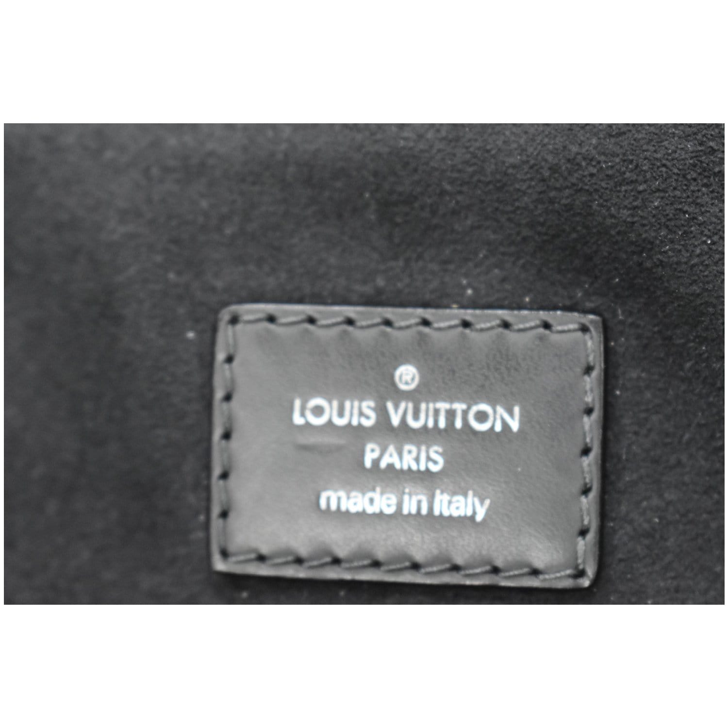 LOUIS VUITTON Greenwich Damier Cobalt Tote Bag Black