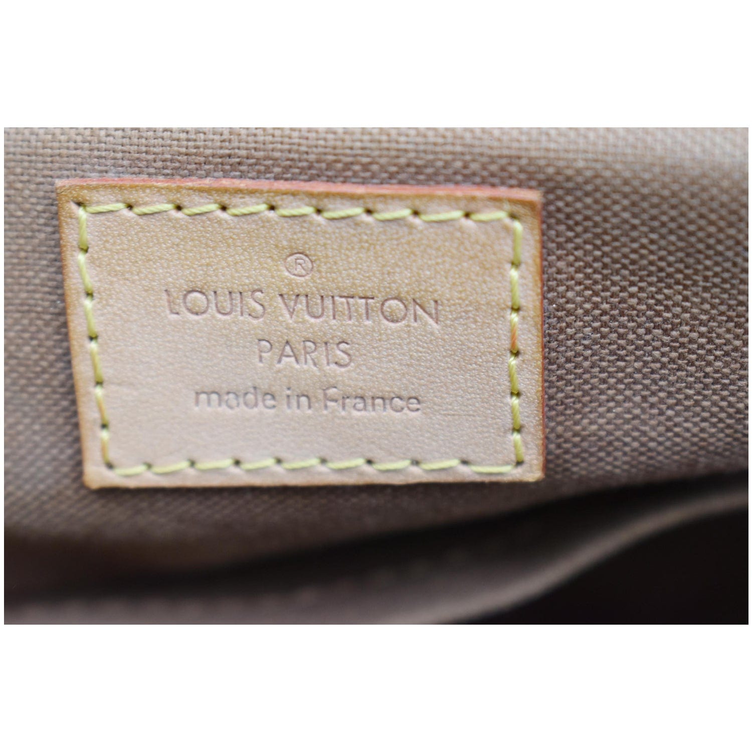 LOUIS VUITTON Palermo PM Monogram Canvas Shoulder Bag Brown