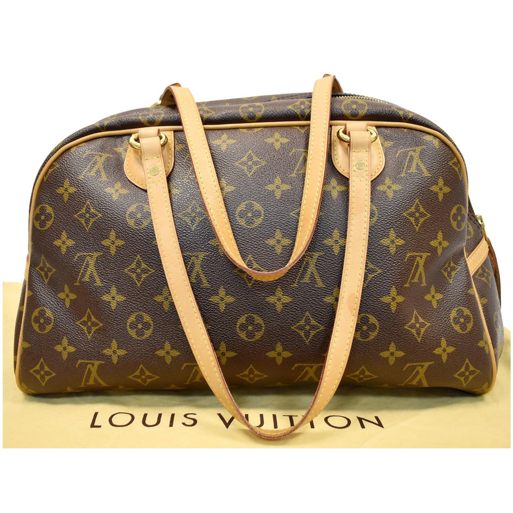 LOUIS VUITTON Montorgueil GM Monogram Canvas Shoulder Bag Brown