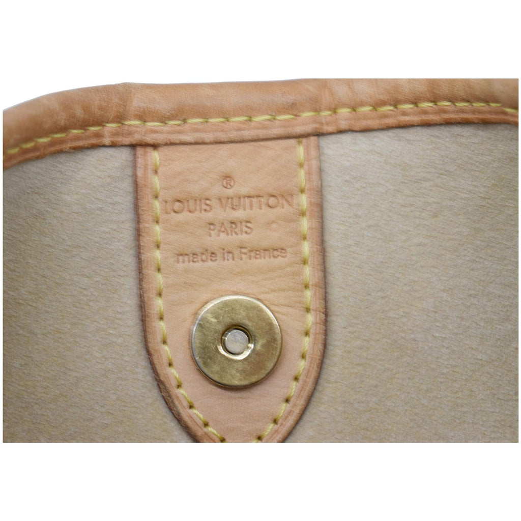 LOUIS VUITTON Galliera PM Monogram Canvas Shoulder Bag Brown