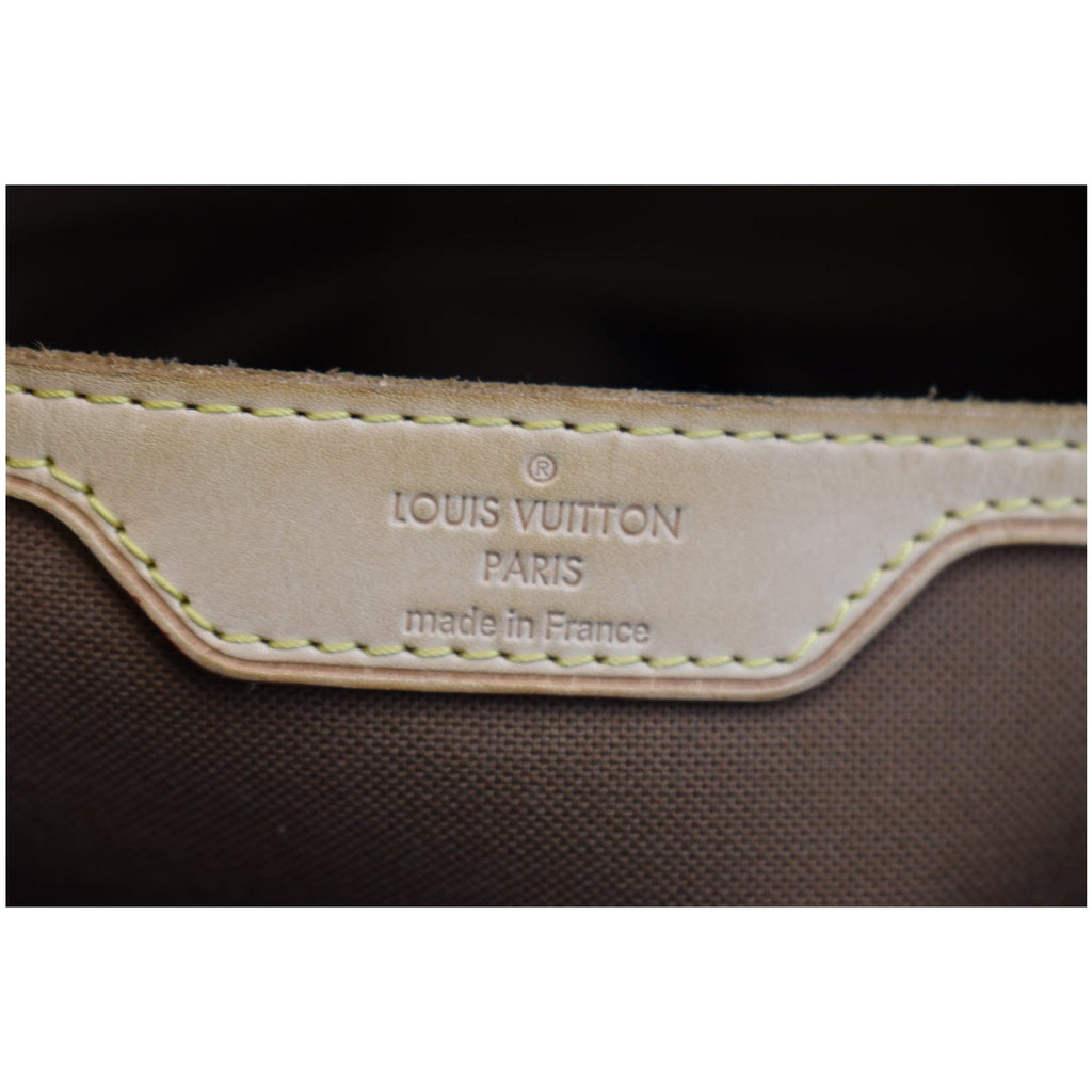 LOUIS VUITTON Palermo GM Monogram Canvas Tote Shoulder Bag Brown