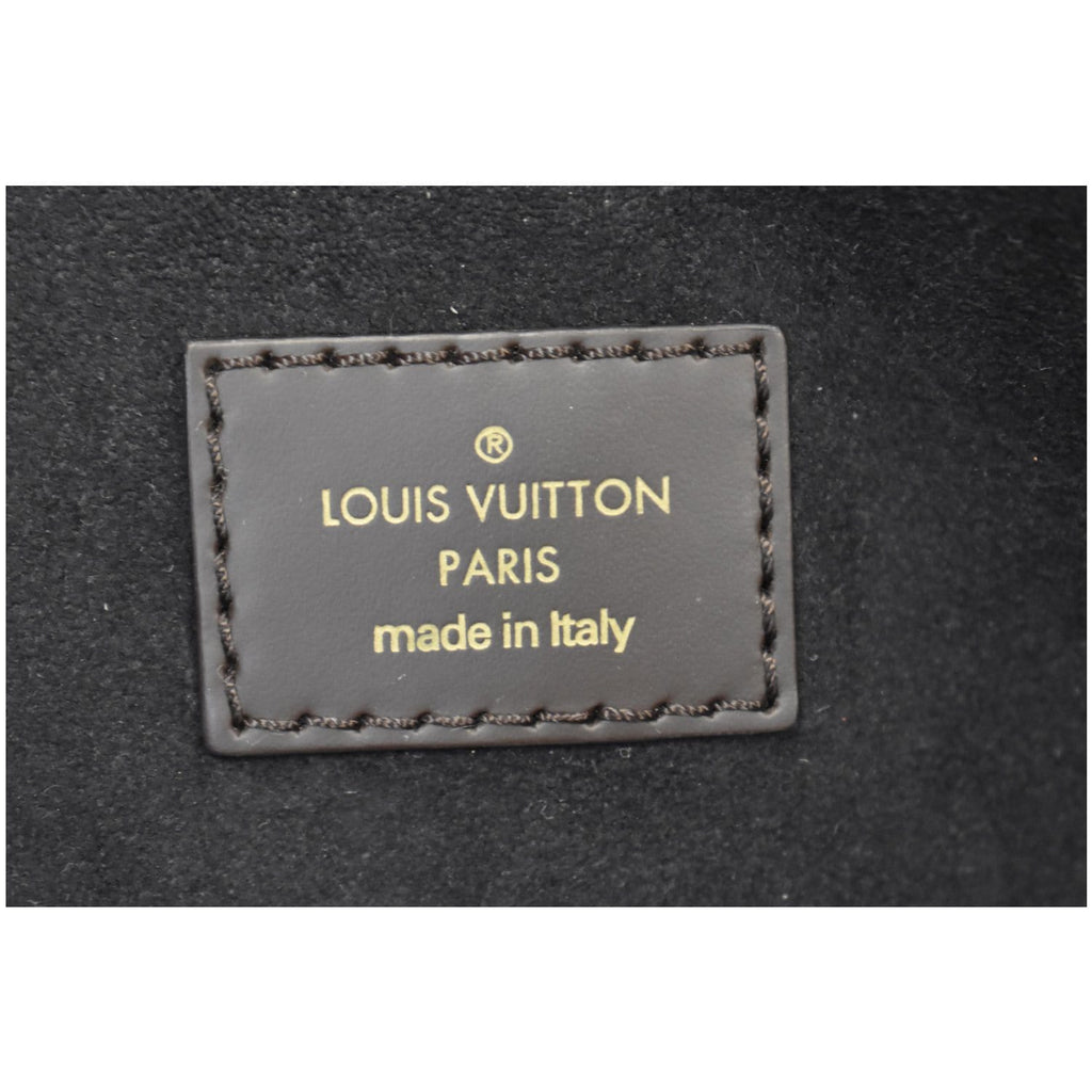 LOUIS VUITTON Normandy Damier Ebene Shoulder Bag Brown