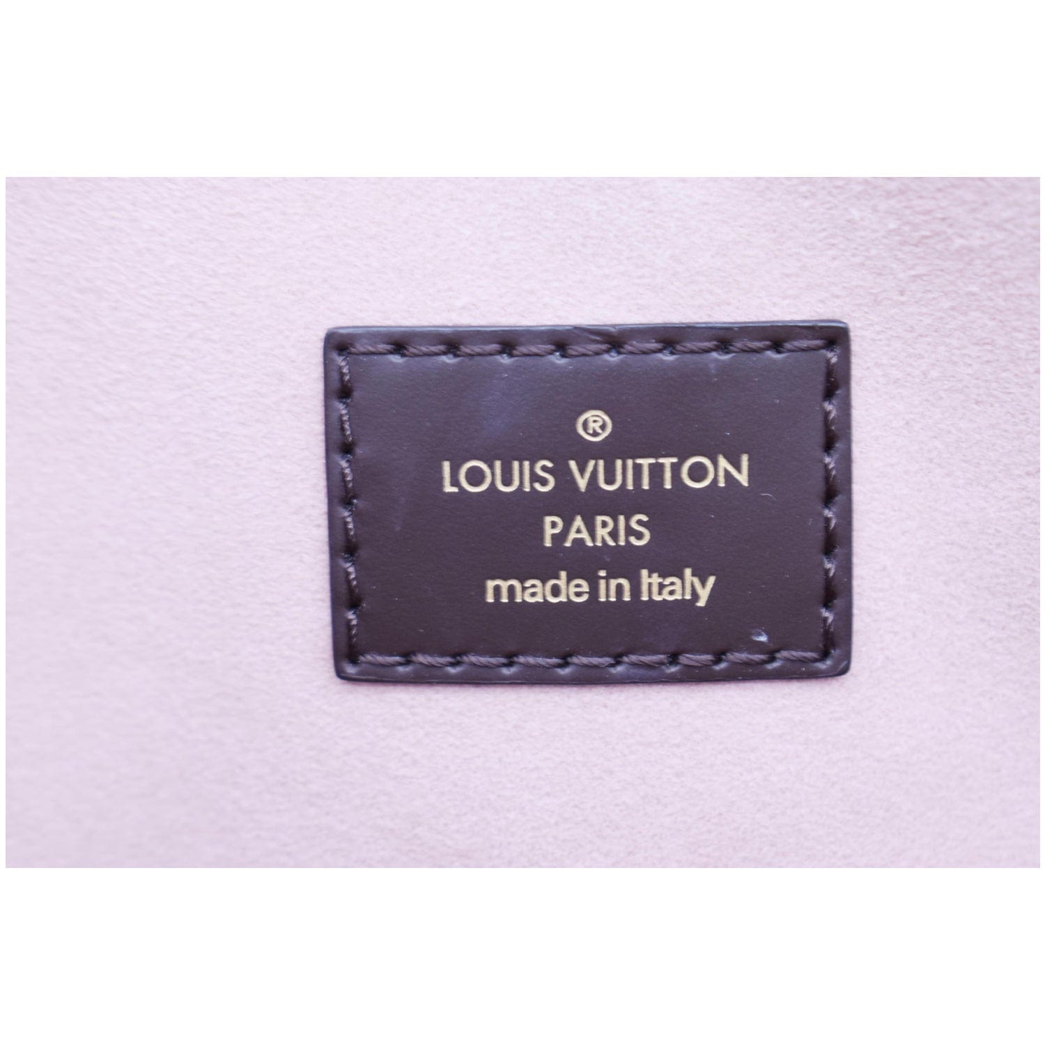 LOUIS VUITTON Normandy Damier Ebene Shoulder Bag Brown/Magnolia