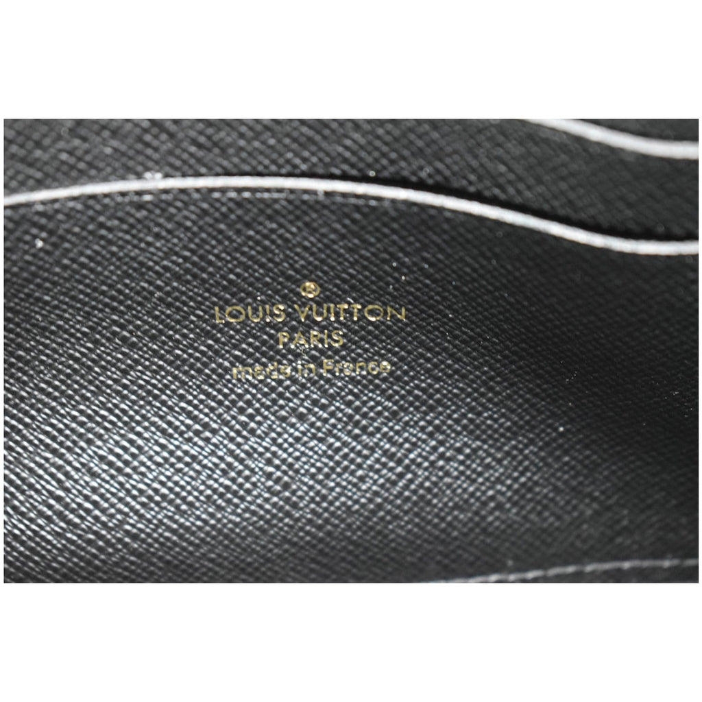 LOUIS VUITTON Double Zip Pochette Reverse Monogram Giant Shoulder Bag Brown