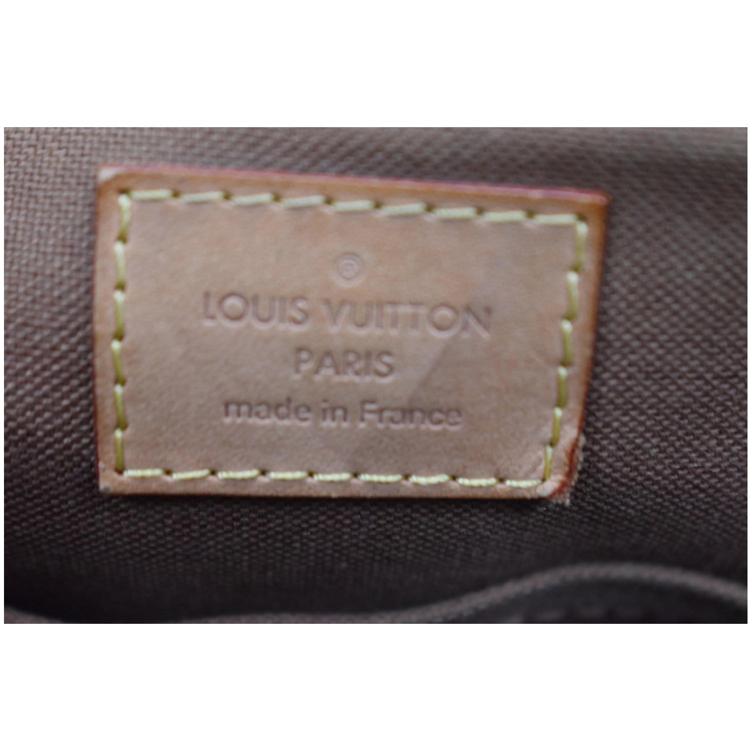 LOUIS VUITTON Palermo PM Monogram Canvas Shoulder Bag Brown