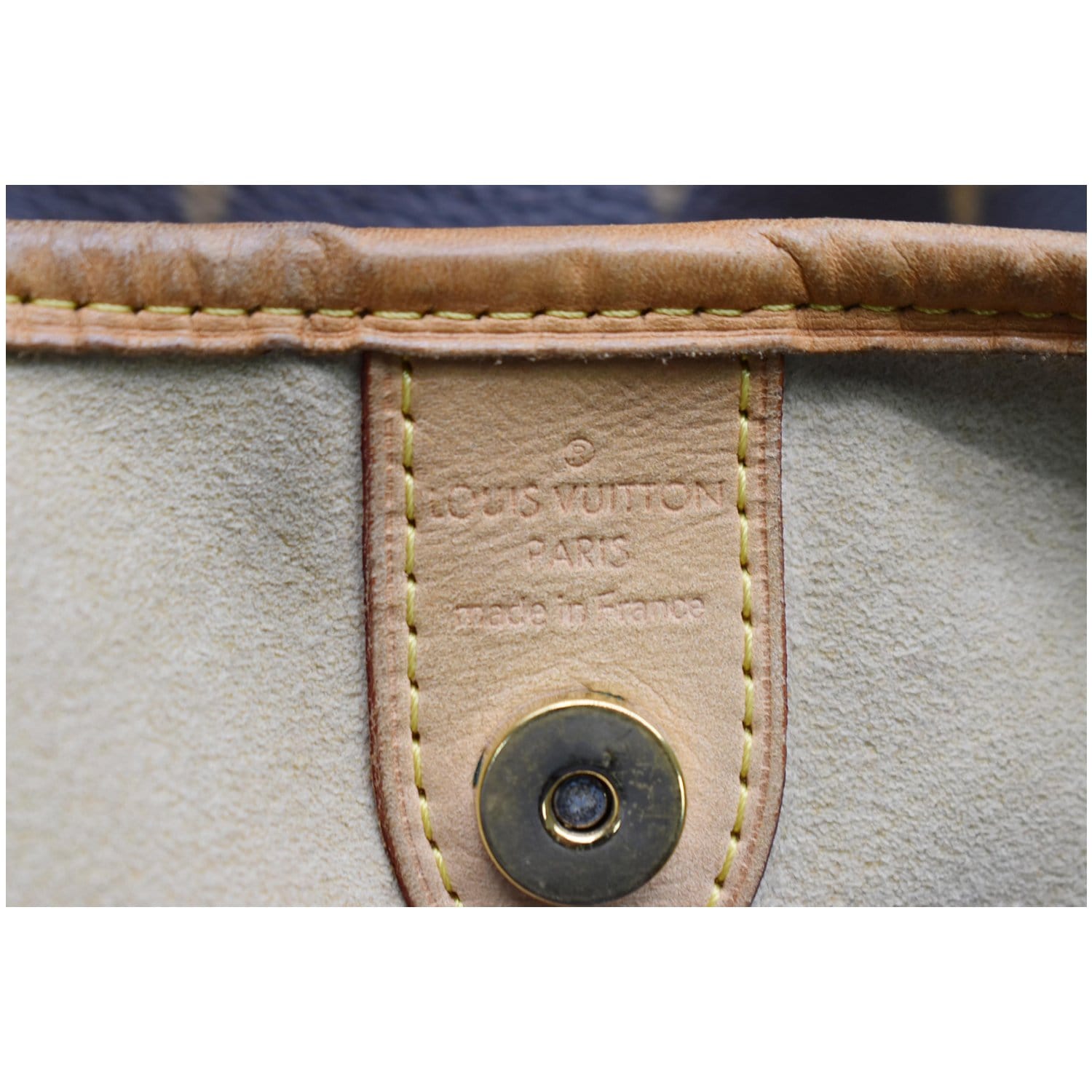 LOUIS VUITTON Galliera PM Monogram Canvas Hobo Shoulder Bag Brown
