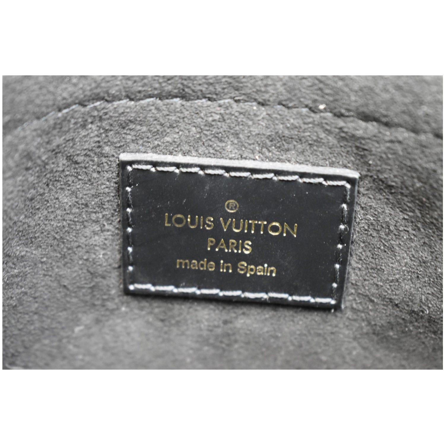 LOUIS VUITTON Saint Michel Monogram Epi Leather Shoulder Bag Black