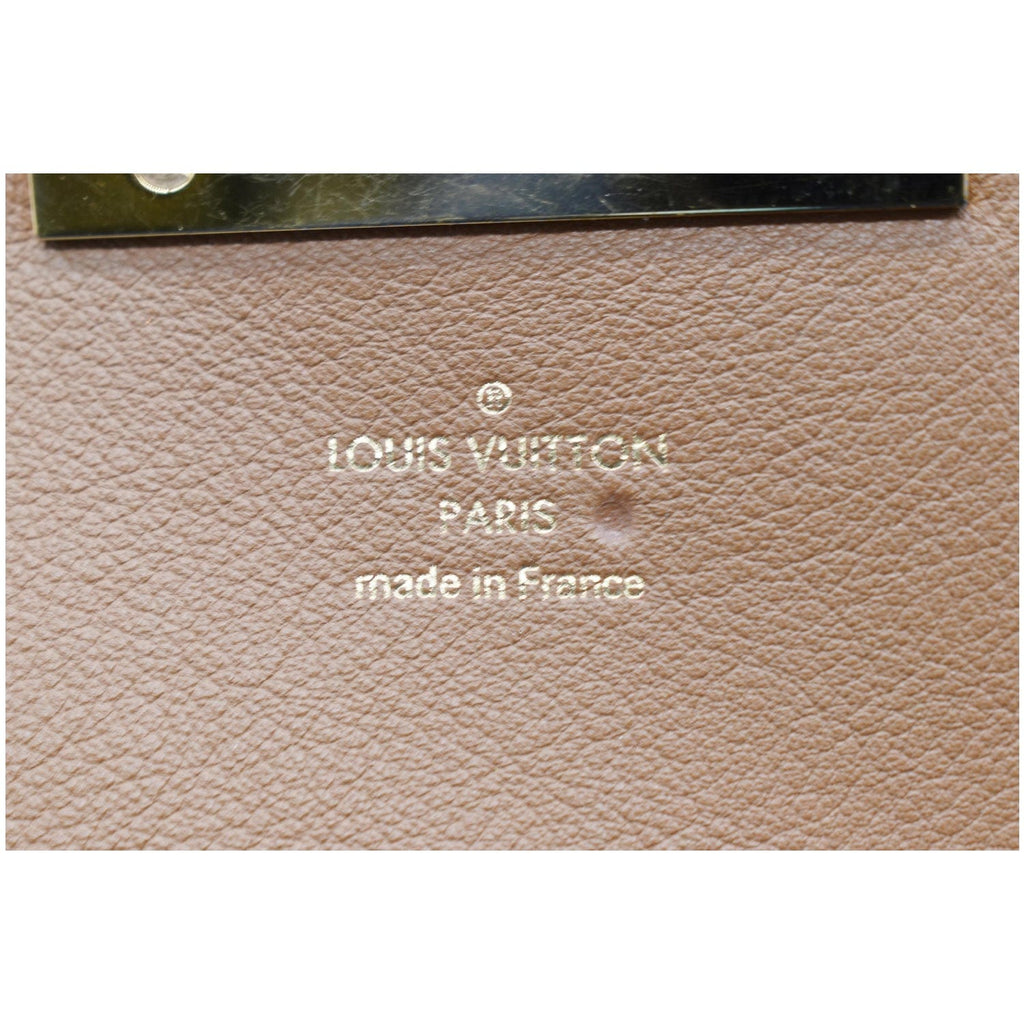 LOUIS VUITTON Olympe Monogram Canvas Satchel Shoulder Bag Brown
