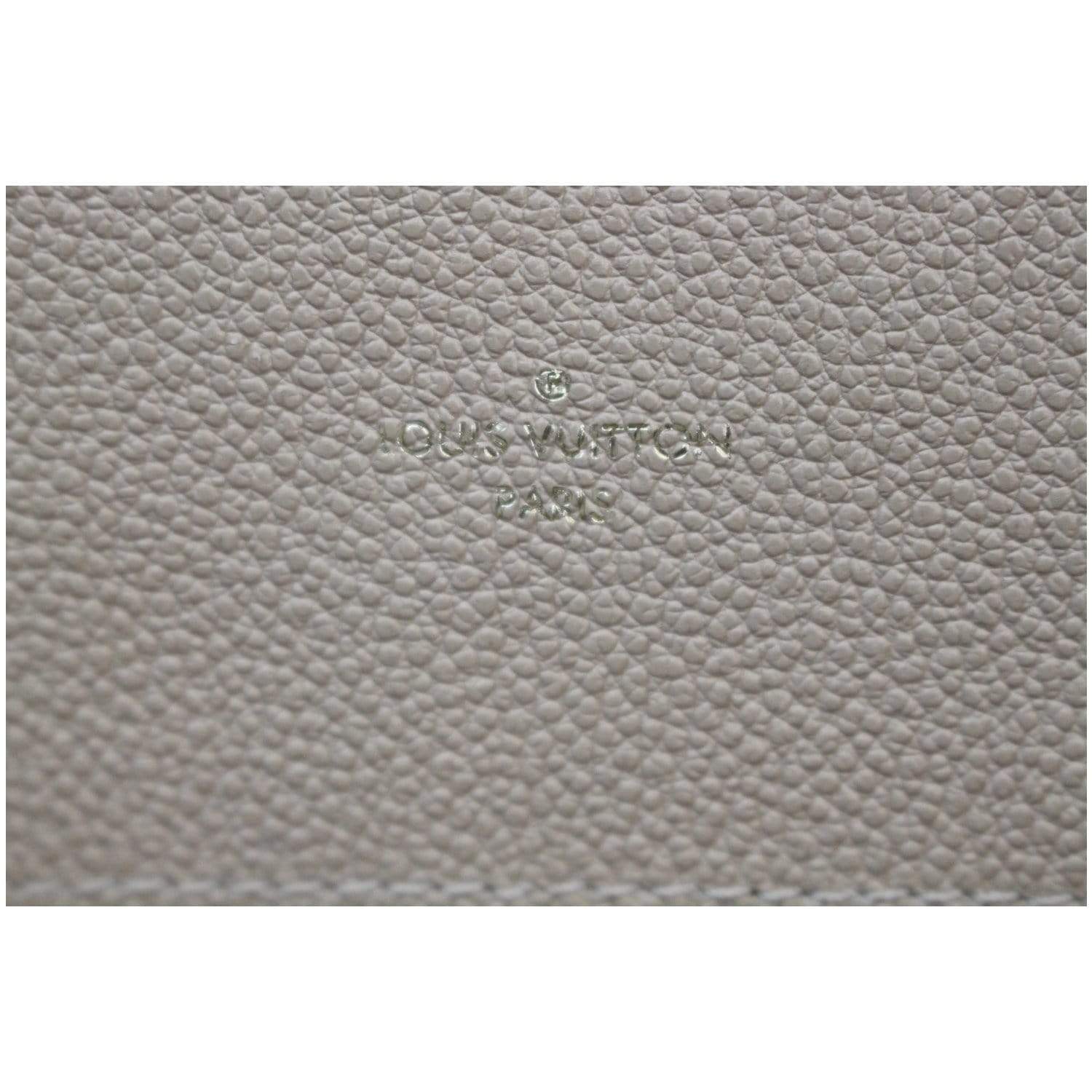 LOUIS VUITTON Bagatelle Monogram Empreinte Shoulder Bag Beige