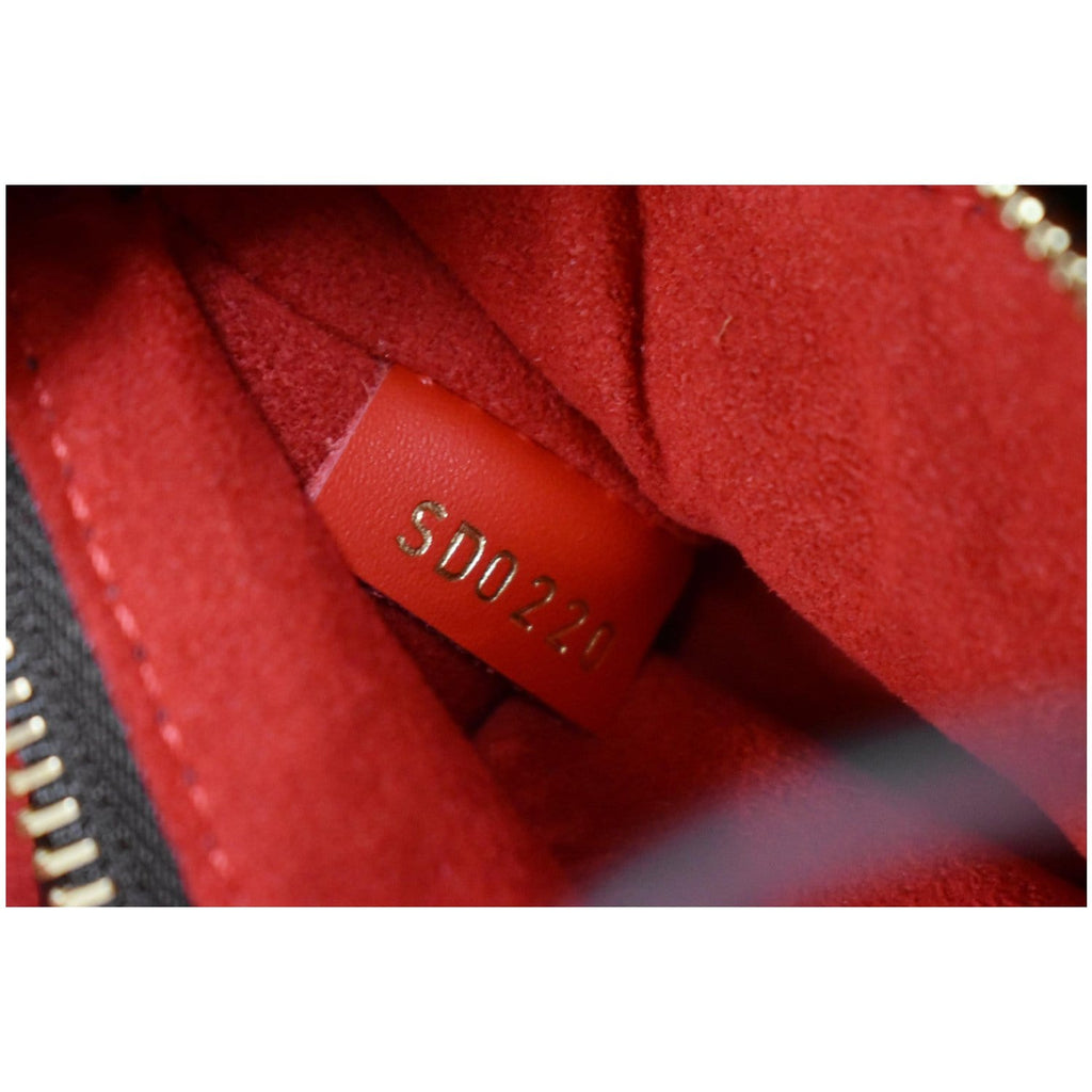 LOUIS VUITTON Neonoe Monogram Canvas Shoulder Bag Coquelicot
