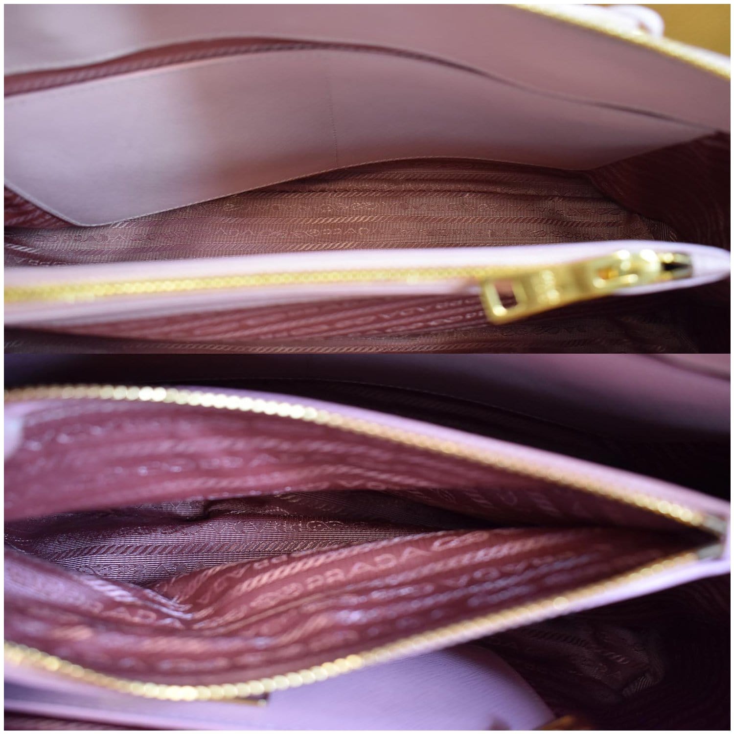 PRADA Promenade Small Saffiano Leather Shoulder Bag Pink