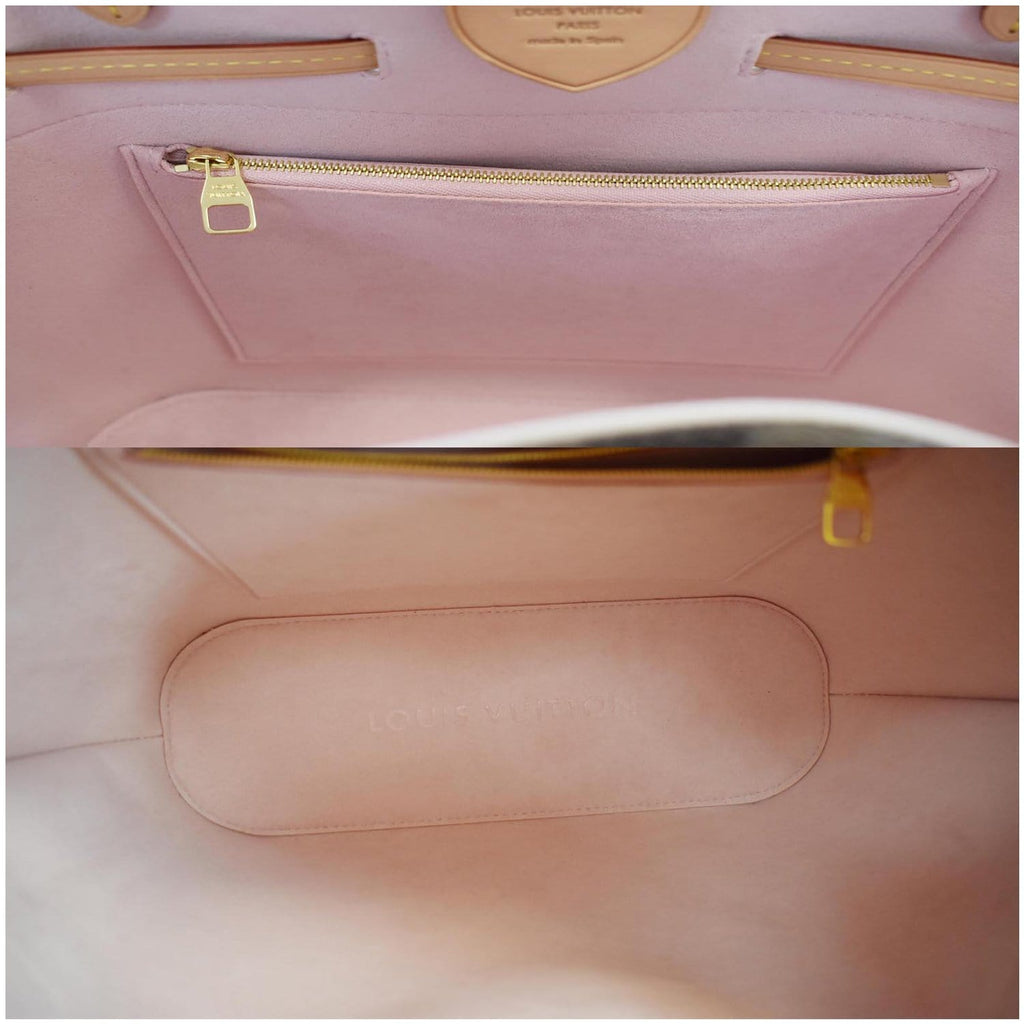 LOUIS VUITTON Girolata Damier Azur Shoulder Bag White