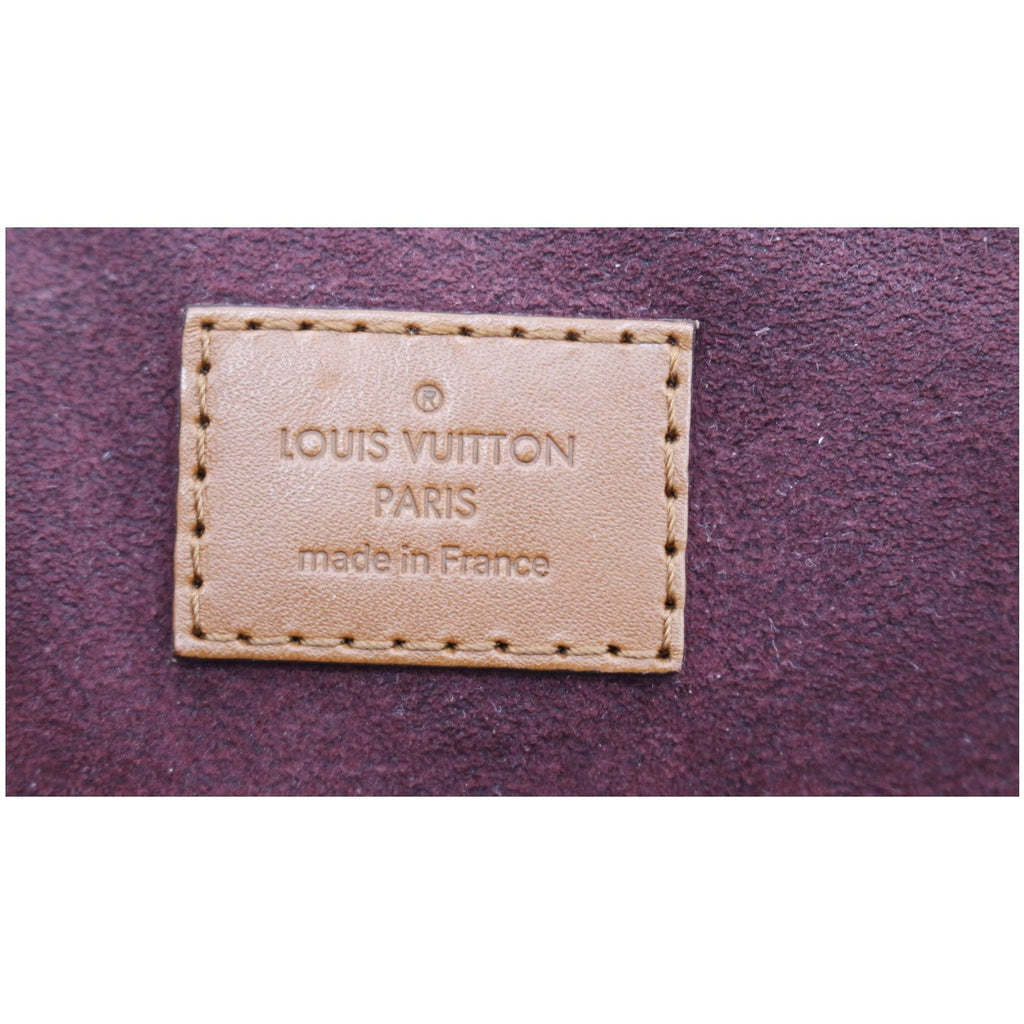LOUIS VUITTON Belmont Damier Ebene Shoulder Bag Brown