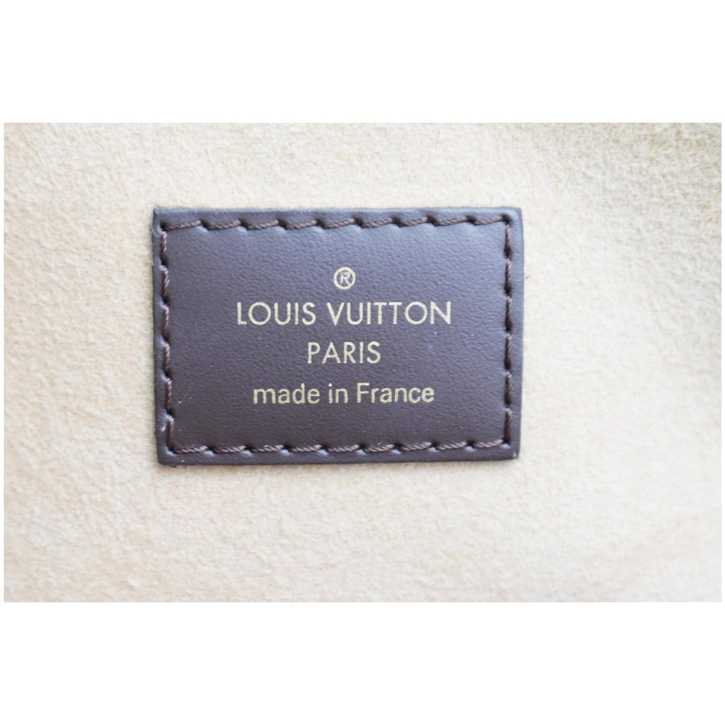 LOUIS VUITTON Normandy Damier Ebene Shoulder Bag Brown