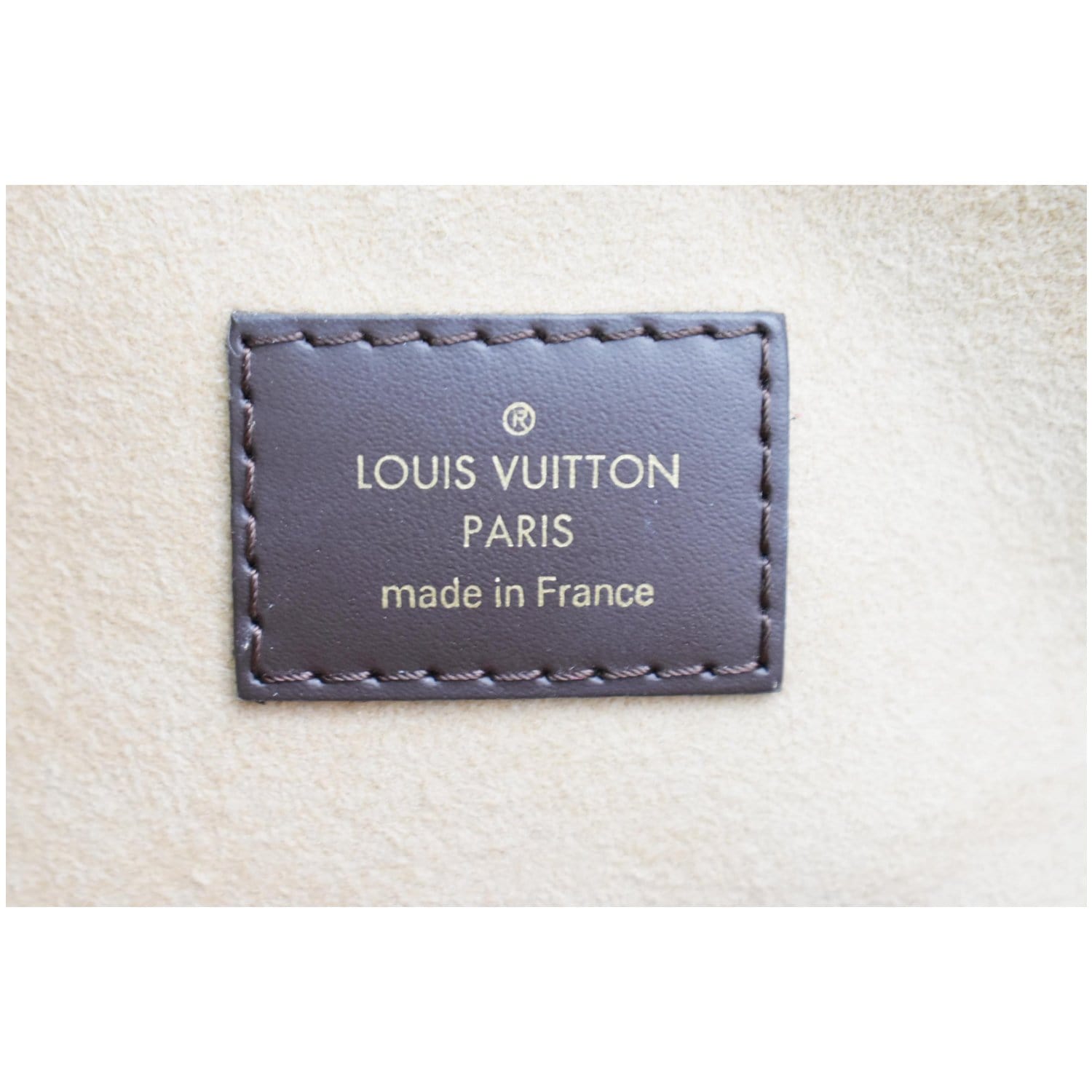 LOUIS VUITTON Normandy Damier Ebene Shoulder Bag Brown