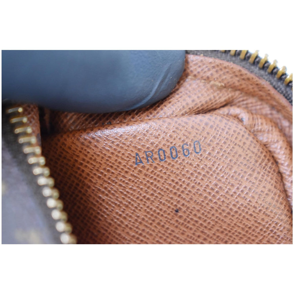 LOUIS VUITTON Amazone Monogram Canvas Shoulder Bag Brown