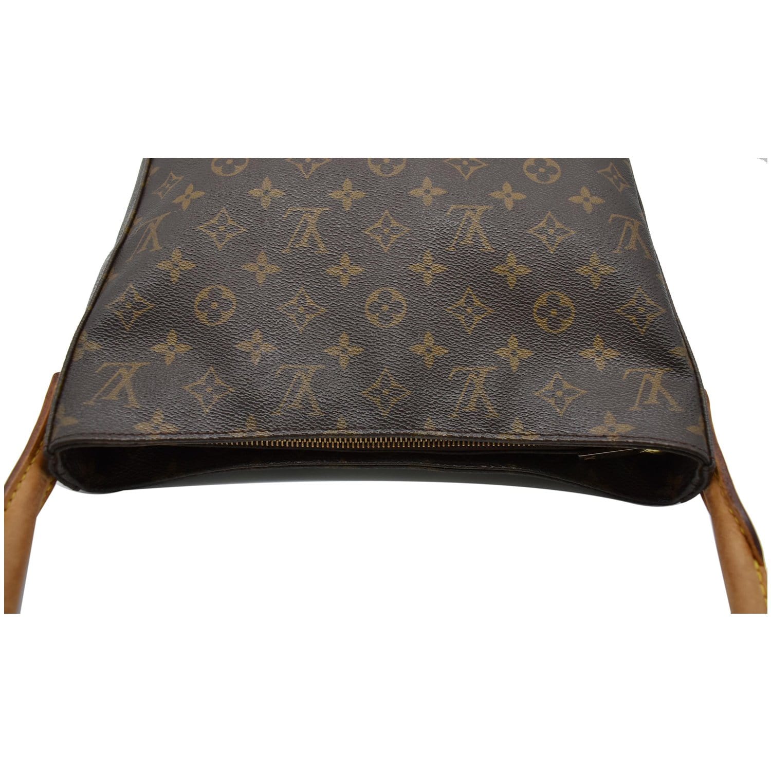 LOUIS VUITTON Looping GM Monogram Canvas Shoulder Bag Brown