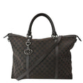 GUCCI GG Guccissima Canvas Leather Tote Brown 339550