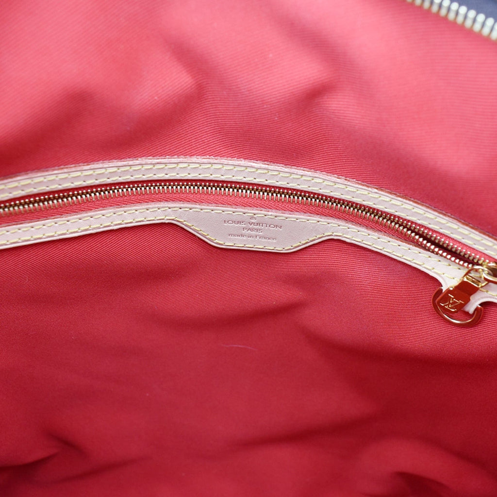 LOUIS VUITTON Carry it Monogram Canvas Shoulder Bag Brown