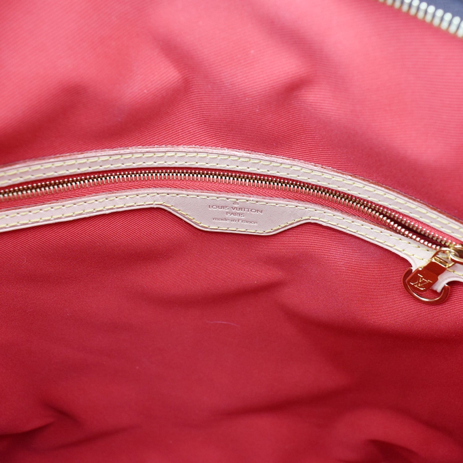 LOUIS VUITTON Carry it Monogram Canvas Shoulder Bag Brown