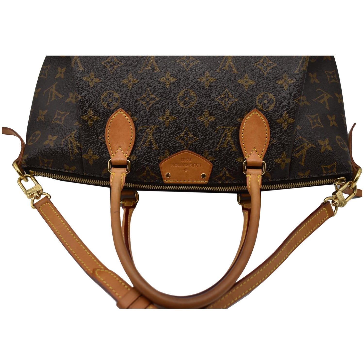 LOUIS VUITTON Turenne MM Monogram Canvas 2Way Shoulder Bag Brown