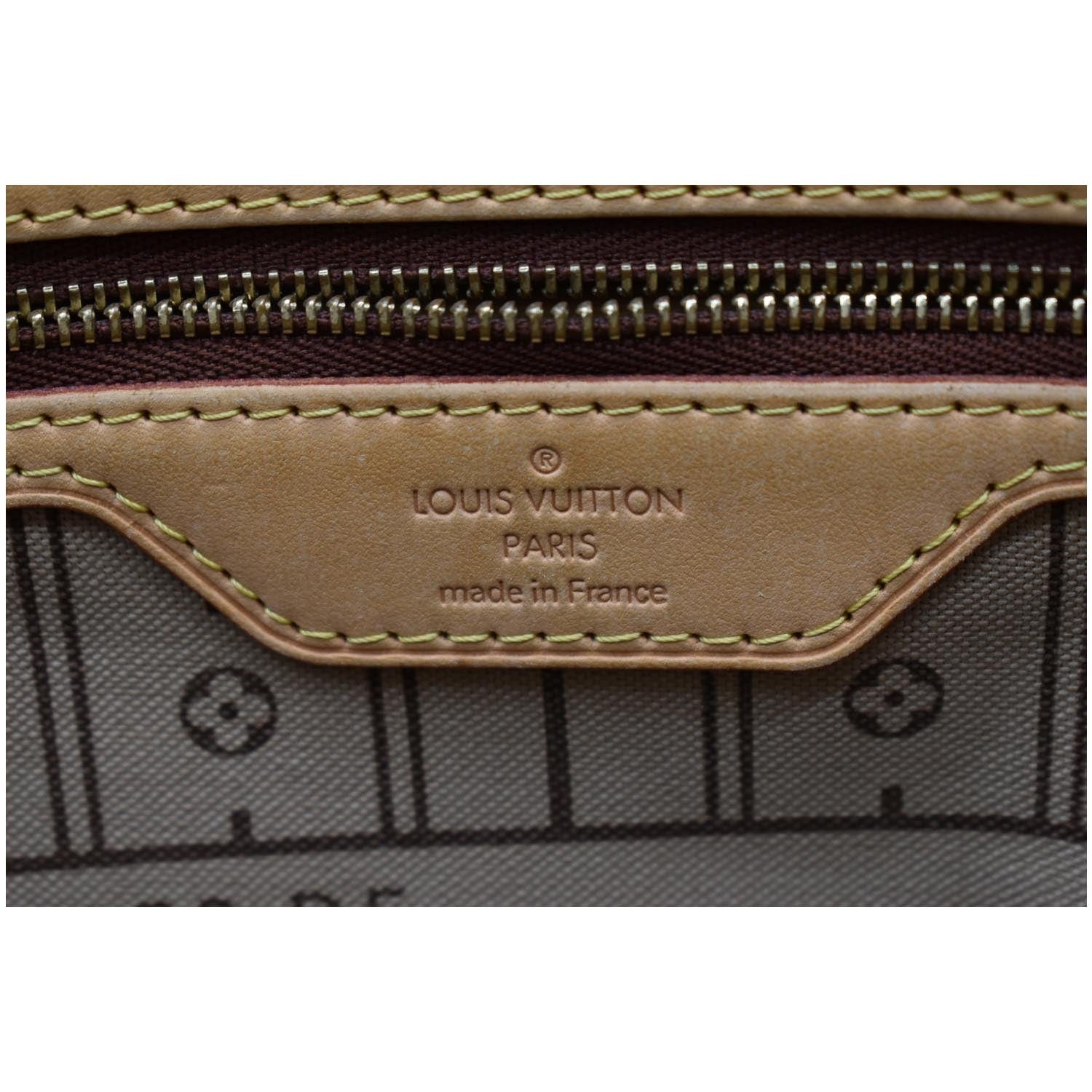 LOUIS VUITTON Neverfull GM Monogram Canvas Tote Bag Brown