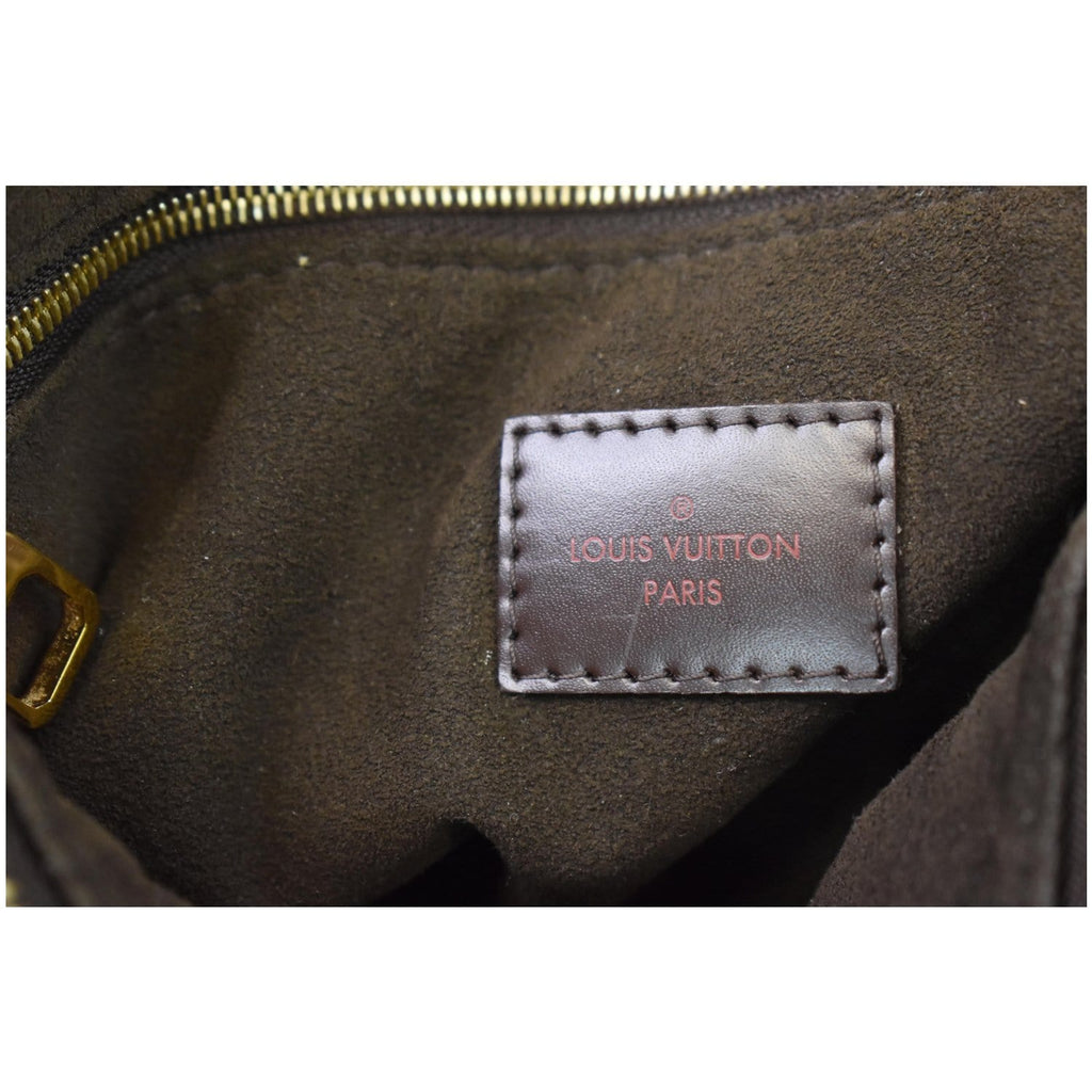 LOUIS VUITTON Portobello PM Damier Ebene Shoulder Bag Brown