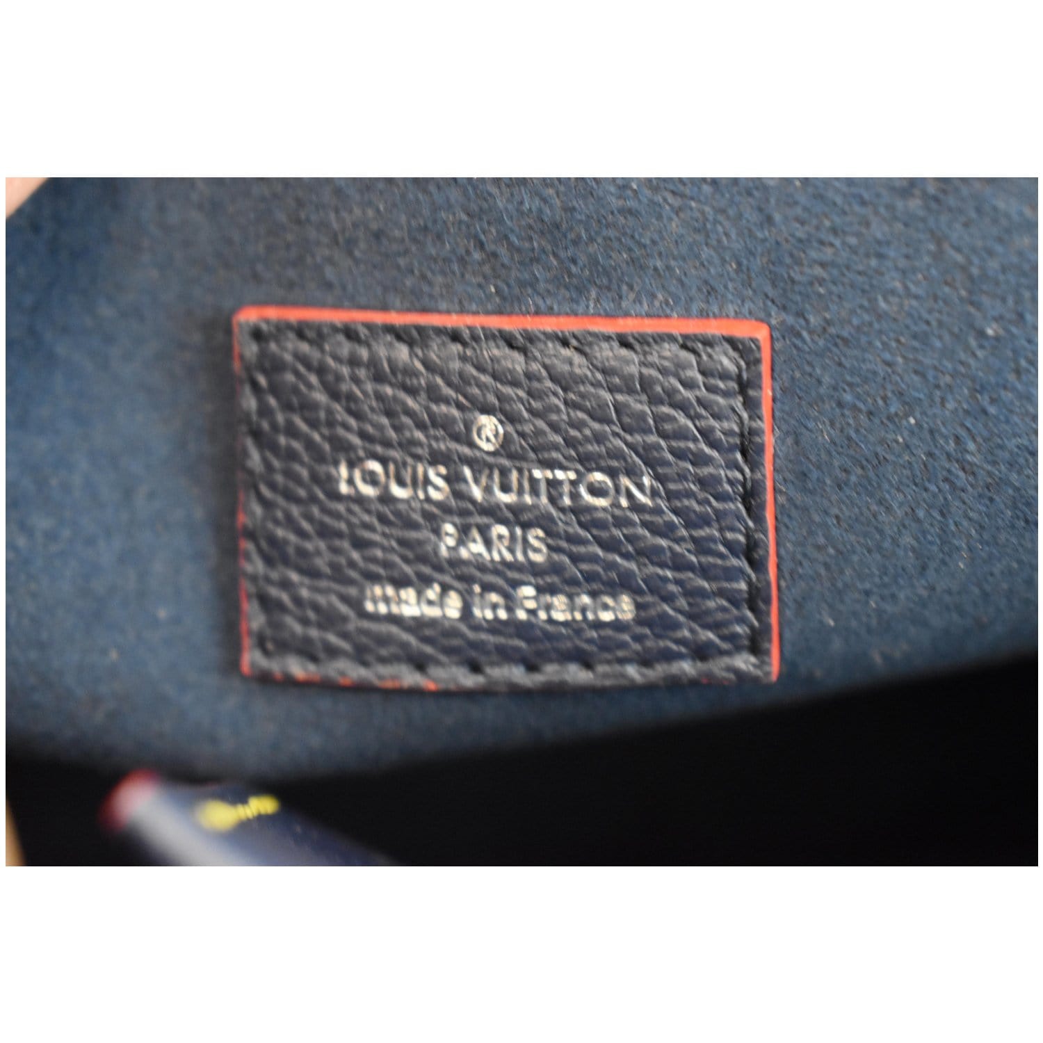 LOUIS VUITTON Twist Epi Leather 2Way Tote Bag Indigo