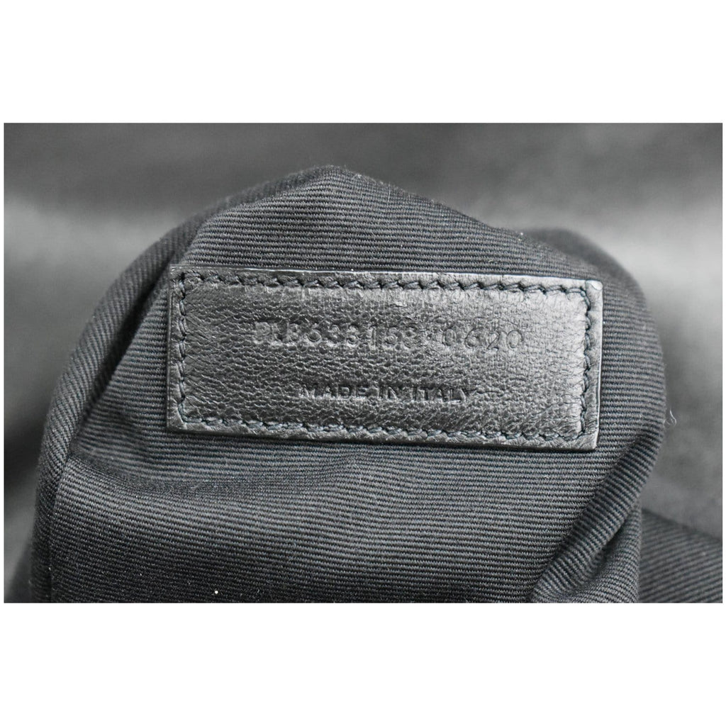 YVES SAINT LAURENT Niki Medium Leather Shoulder Bag Black