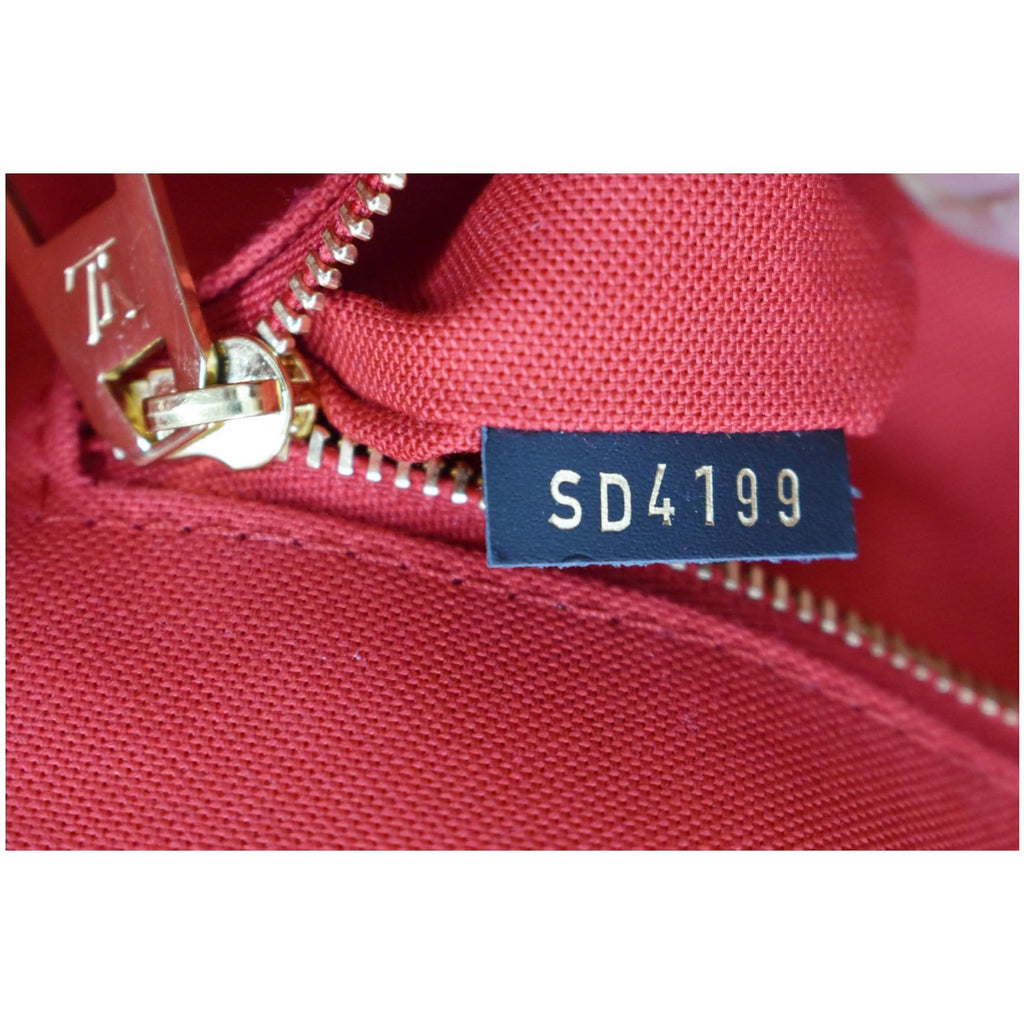 LOUIS VUITTON Onthego GM Reverse Monogram Canvas Tote Shoulder Bag Brown