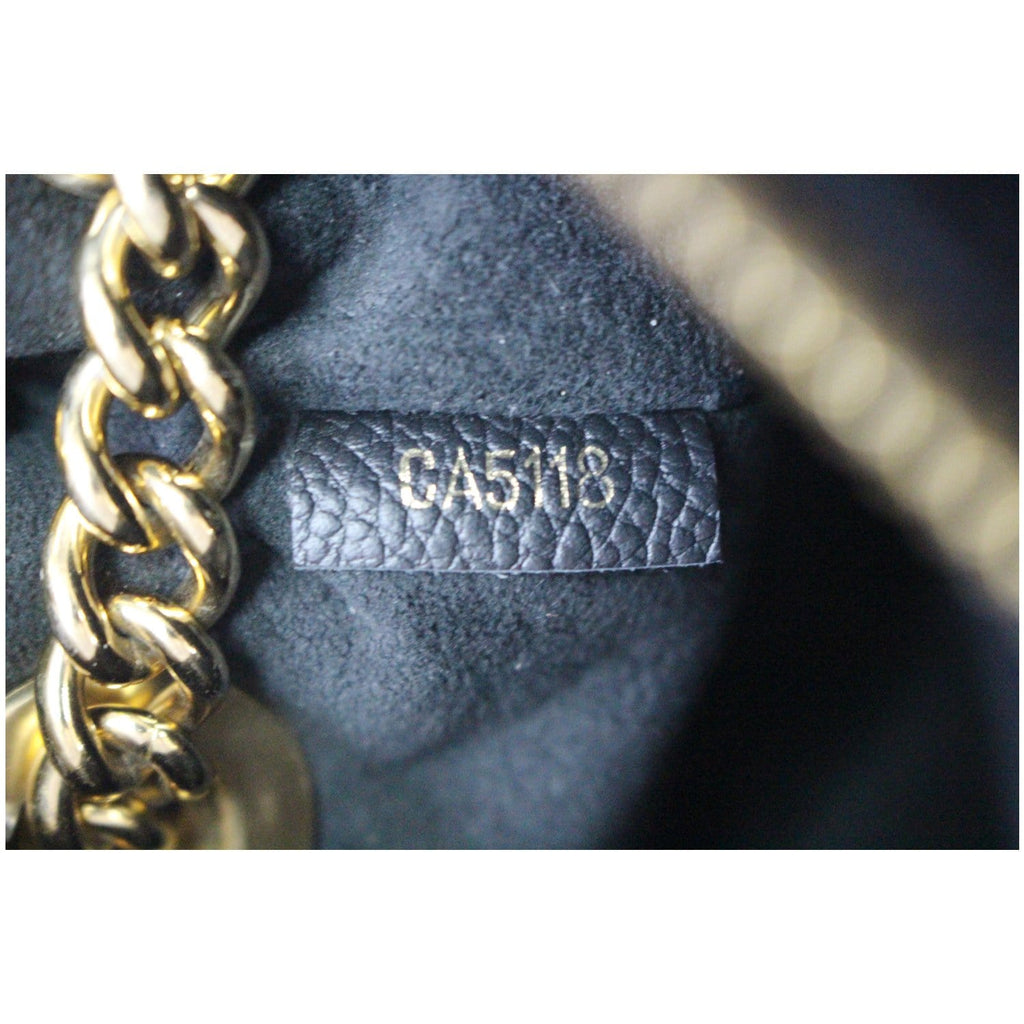 LOUIS VUITTON Surene BB Monogram Empreinte Shoulder Bag Black