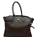 LOUIS VUITTON City Steamer XXL Leather Shoulder Bag Brown