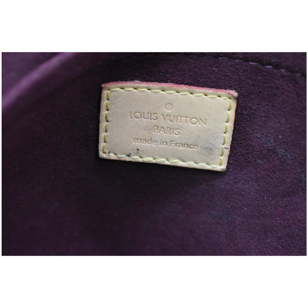 LOUIS VUITTON Montaigne GM Monogram Canvas Shoulder Bag Brown