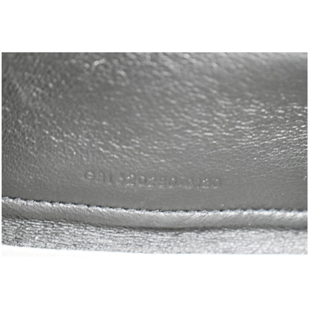 YVES SAINT LAURENT Envelope Small Leather Shoulder Bag Blanc Vintage