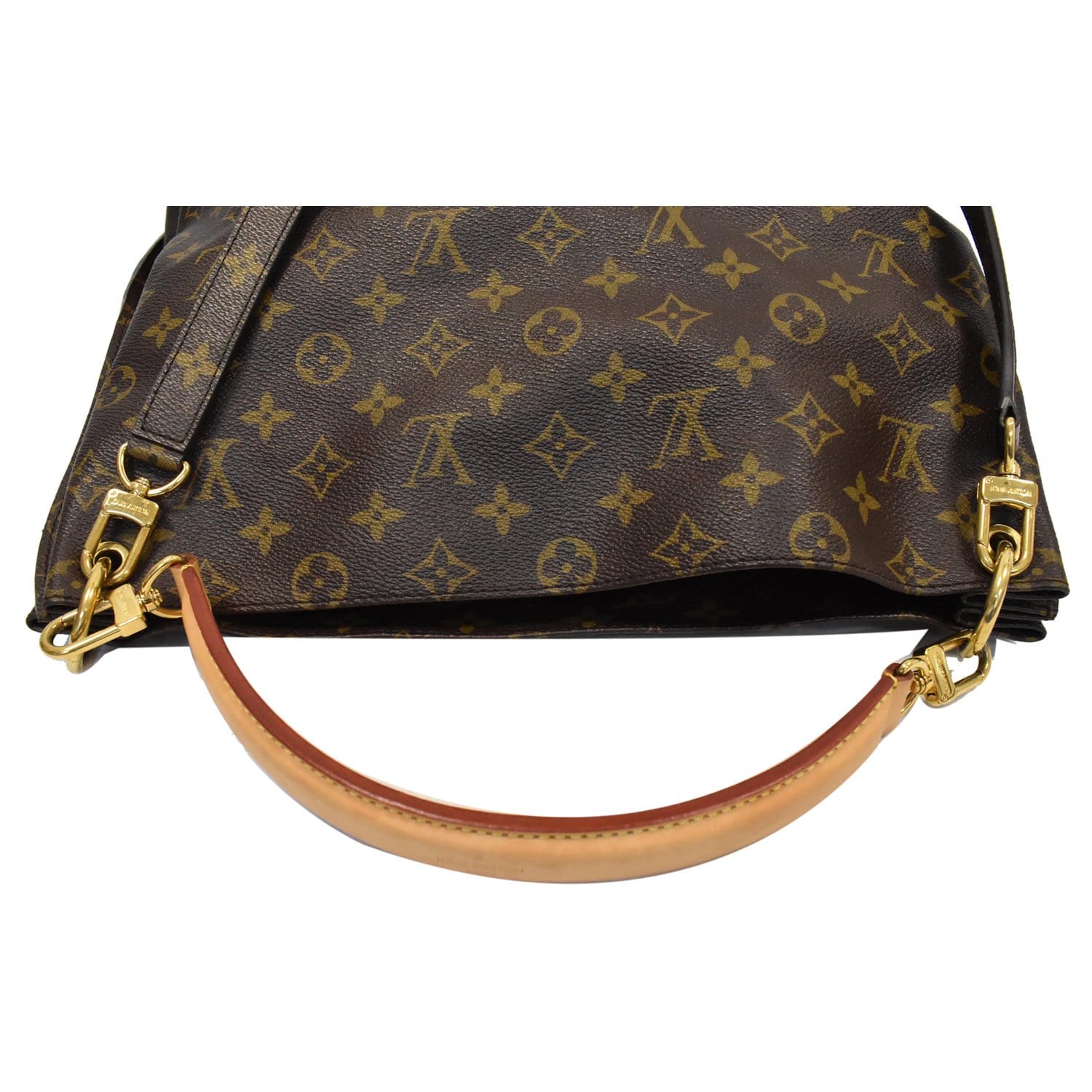 LOUIS VUITTON Metis Hobo Monogram Canvas Shoulder Bag Brown