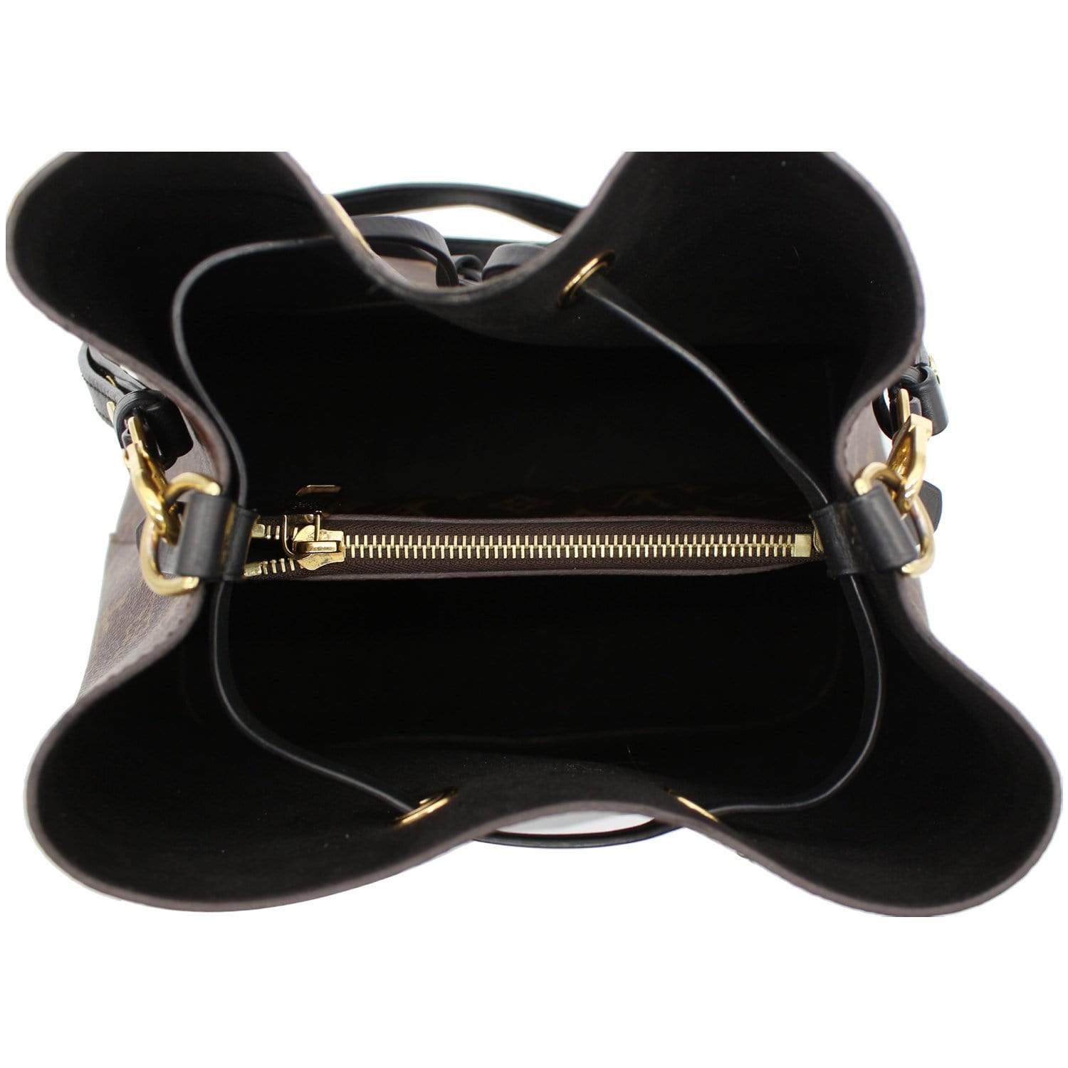 LOUIS VUITTON Neonoe Monogram Canvas Shoulder Bag Brown