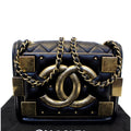 CHANEL Boy Brick Flap Black Leather Shoulder Bag