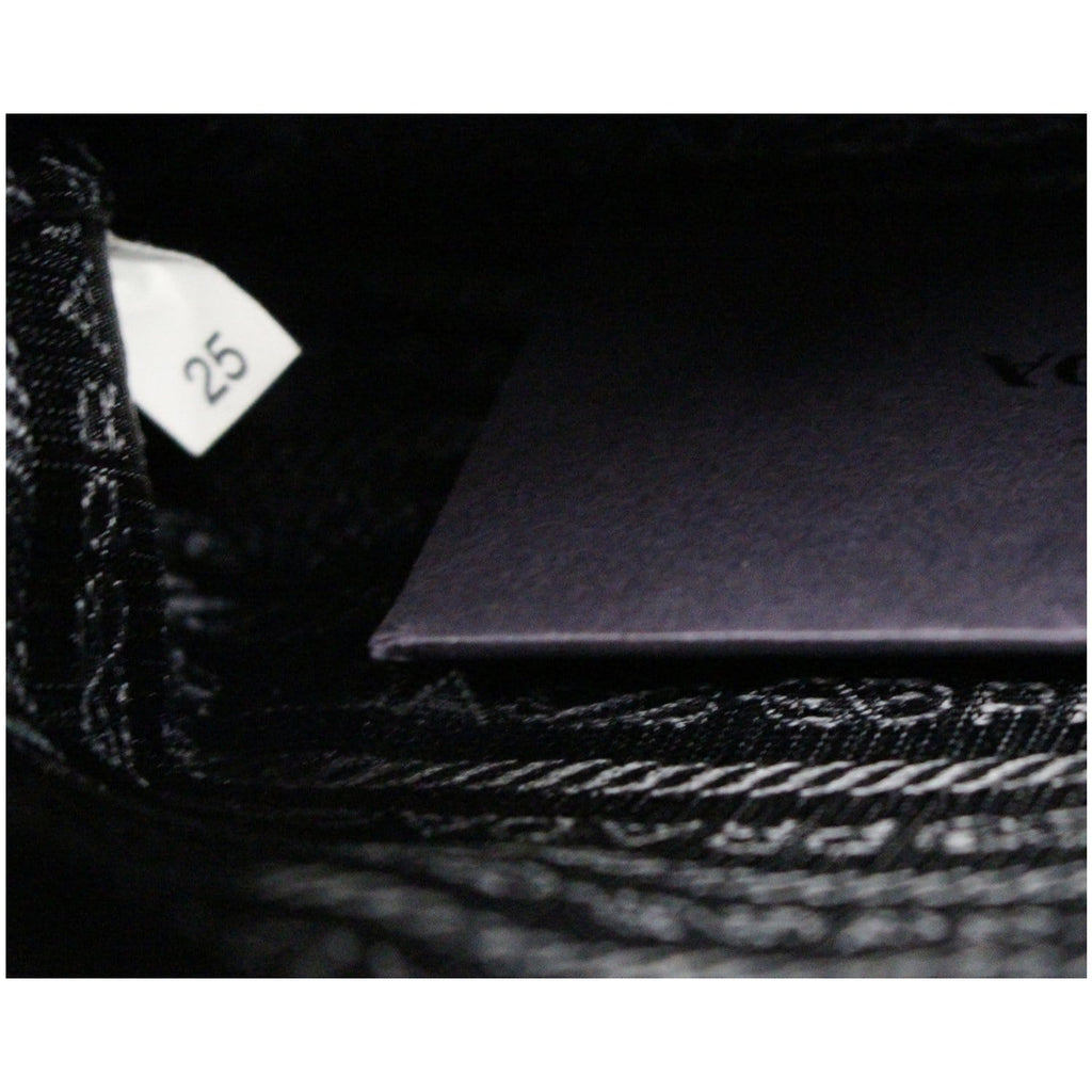 PRADA Paradigme Saffiano Leather Tote Shoulder Bag Black