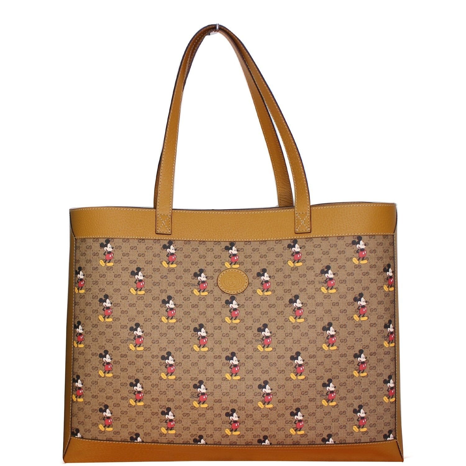 GUCCI Disney x GUCCI Medium Mini GG Supreme Tote Bag Beige 547947