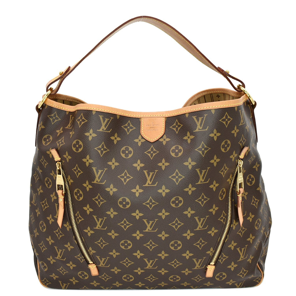 LOUIS VUITTON Delightful GM Monogram Canvas Shoulder Bag Brown